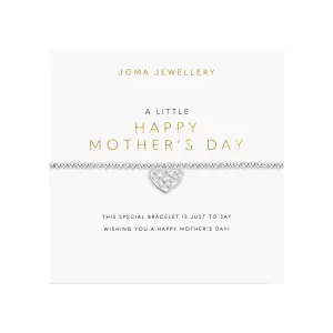 A Little 'Happy Mother's Day' Bracelet | Silver Plated