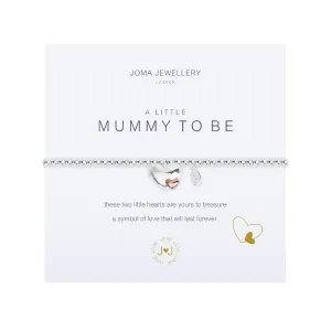 A Little 'Mummy To Be' Bracelet | Silver & Rose Gold Plated