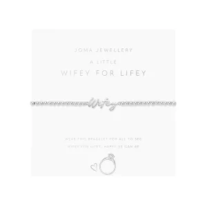A Little 'Wifey for Lifey' Bracelet | Silver Plated