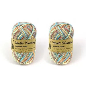 Acrylic Yarn, Bubble Gum Mix