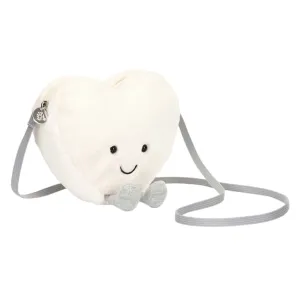 Amuseables Cream Heart Bag