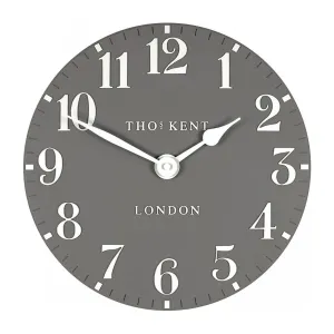 Arabic Wall Clock | Dolphin Grey | 12"