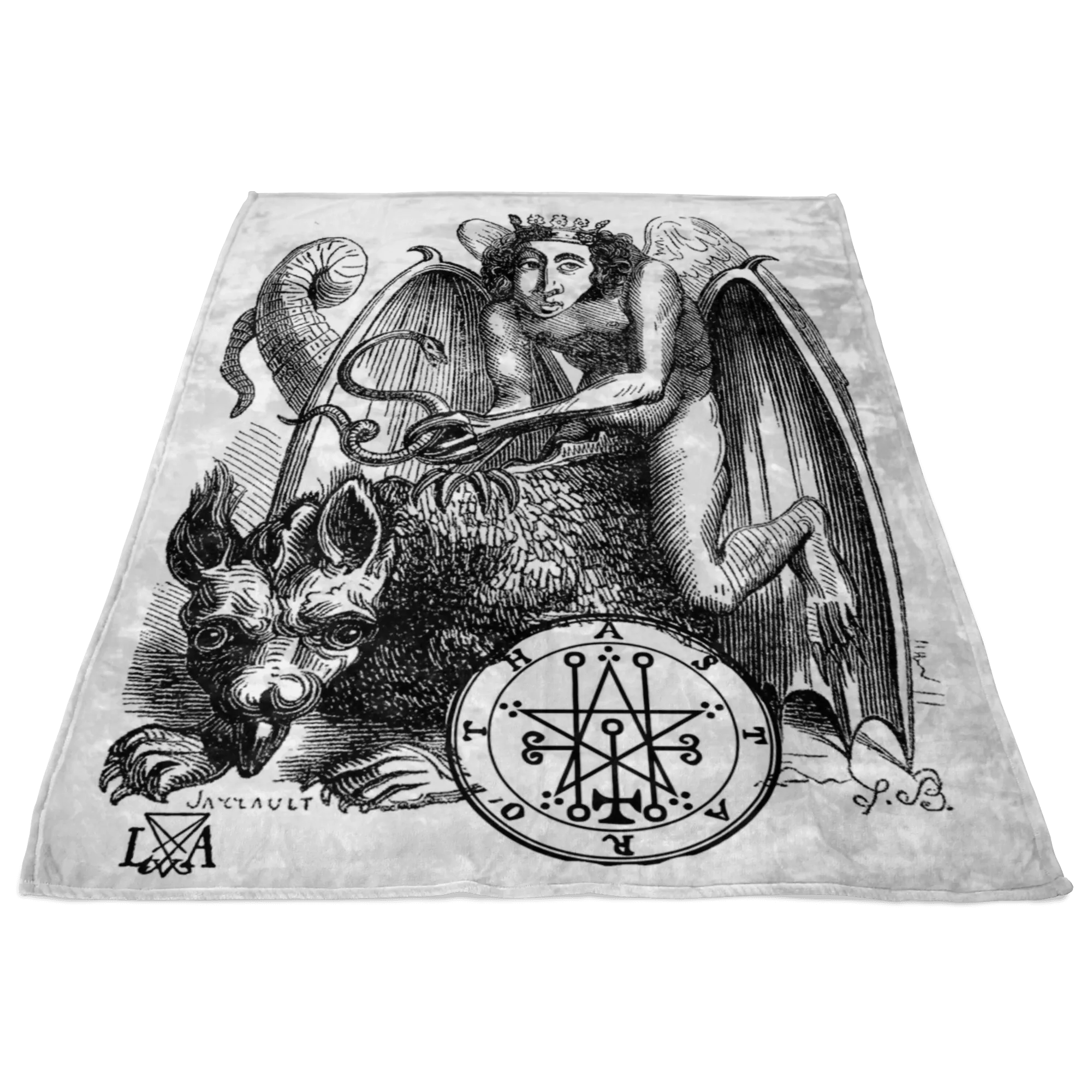 Astaroth Goetia Demon Fleece Blanket