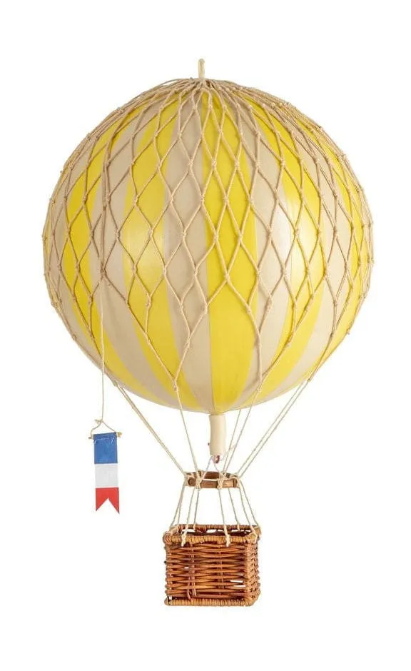 Authentic Models Travels Light Balloon Model, True Yellow, ø 18 Cm