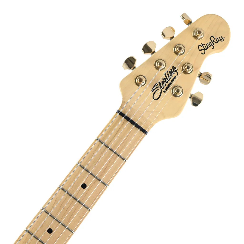 B-STOCK Sterling Stingray Guitar SR Jared Dines - Black w Gold Hardware