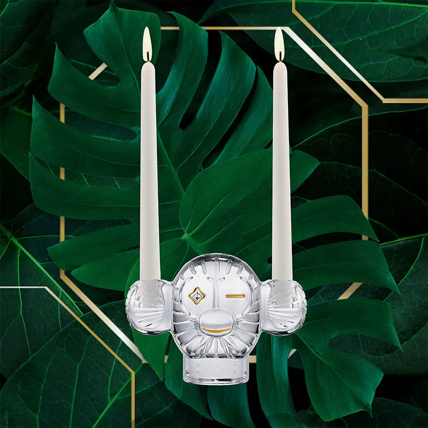 Baccarat | Crystal Faunacrystopolis Monkey Candleholder