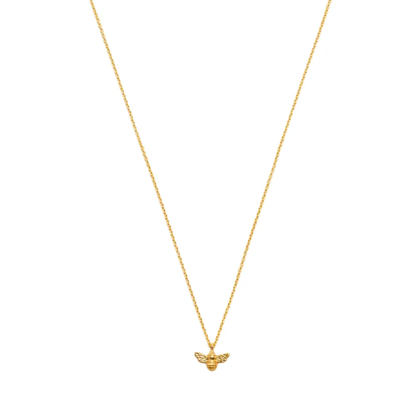 Bee Necklace | Gold Plated