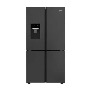 Beko Refrigerator French Door 569L Stainless Steel with Ice & Water Dispenser