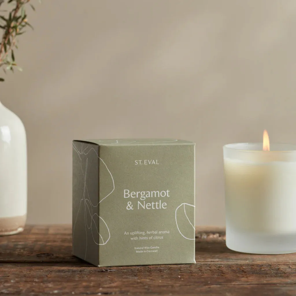 Bergamot & Nettle Lamorna Glass Candle