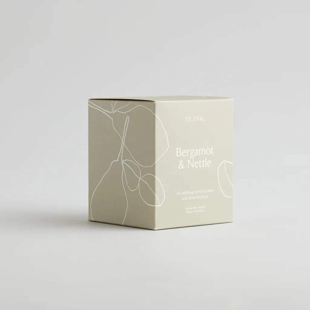 Bergamot & Nettle Lamorna Glass Candle