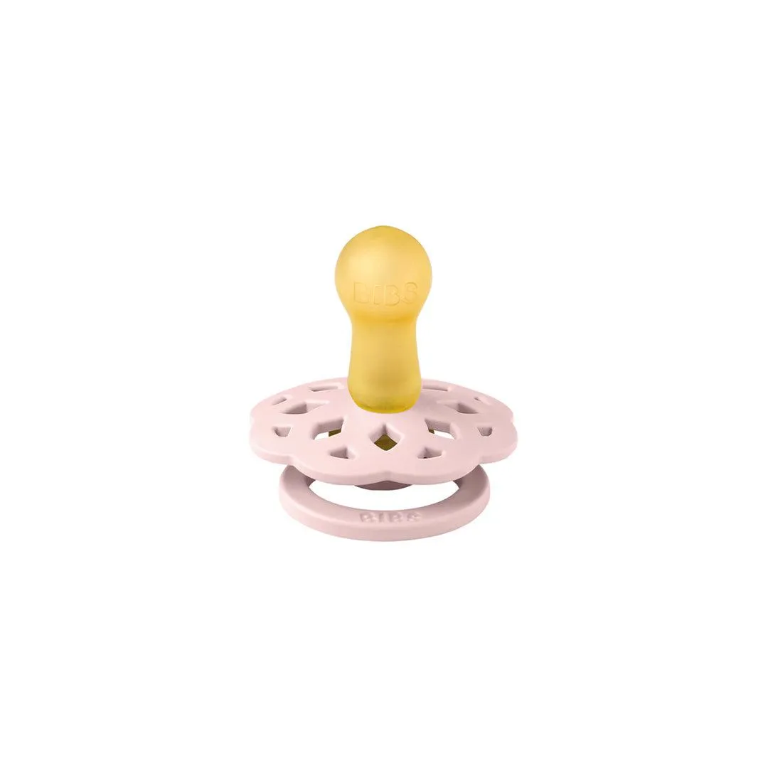 BIBS Boheme Latex Pacifiers - Blossom/Dusky Lilac - 2 Pack