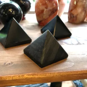 Black Obsidian Pyramid