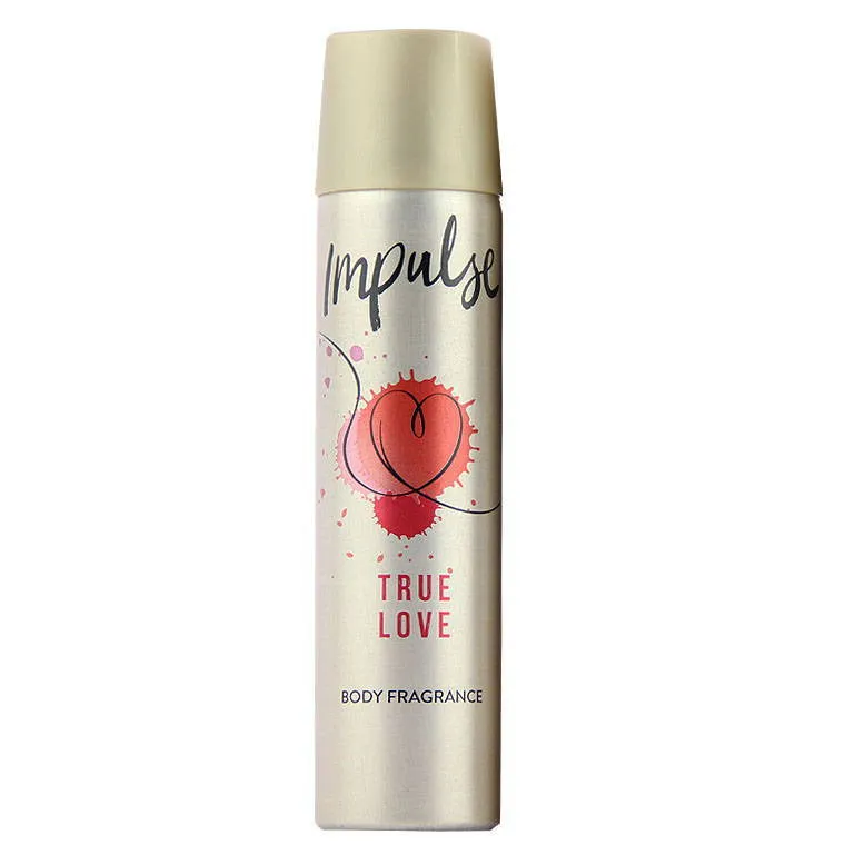 Body Spray Impulse, True Love, 75ml