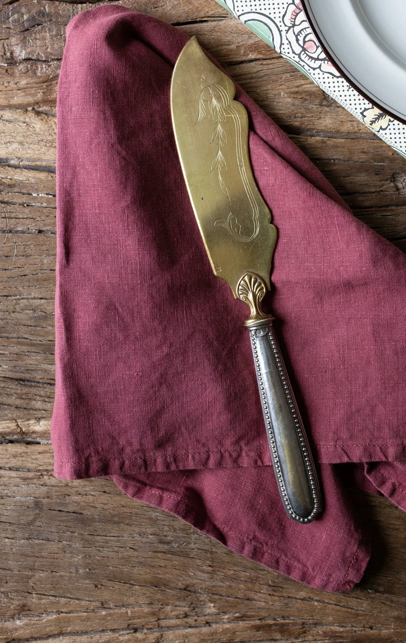Bordeaux Linen Napkins Set Of 4
