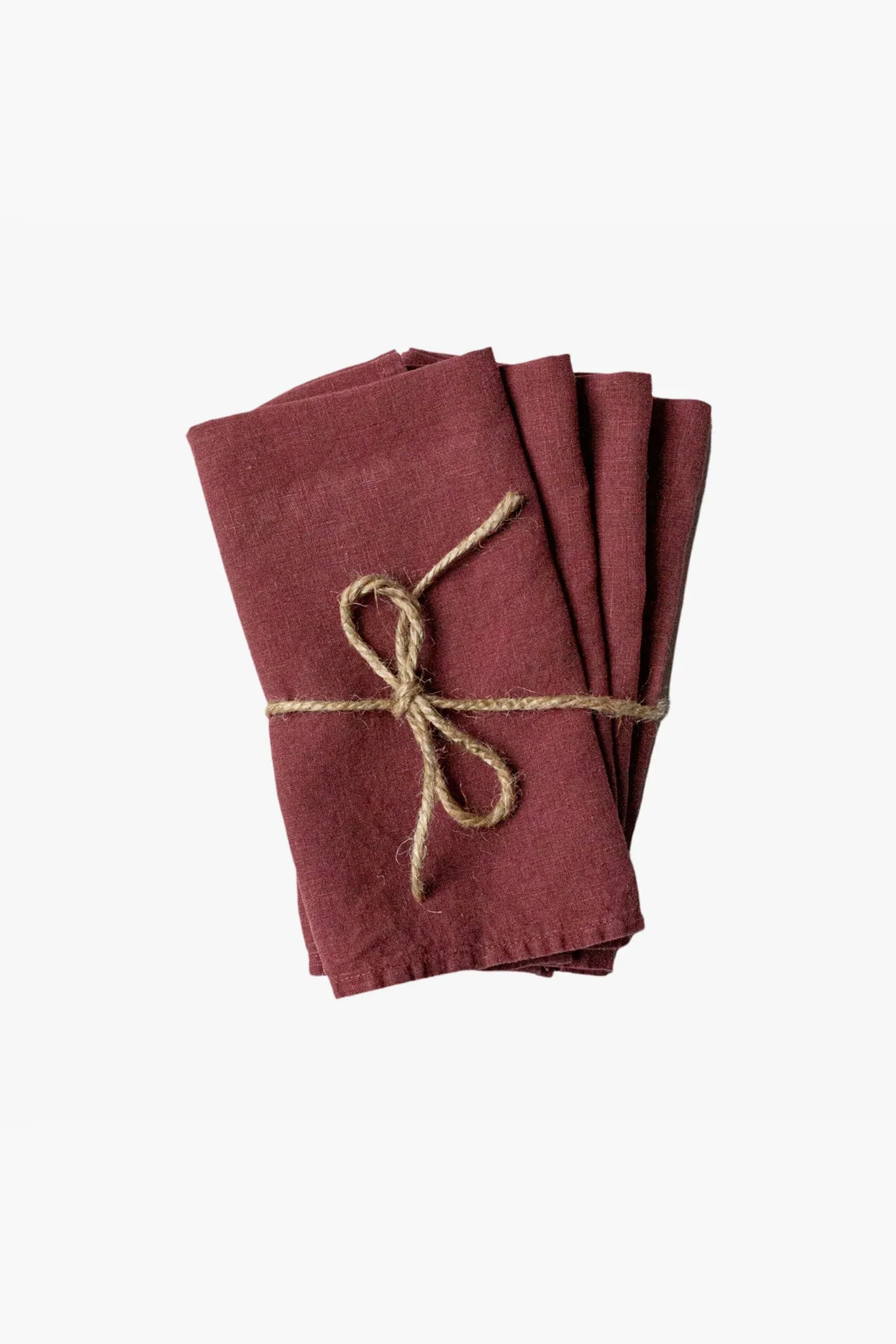 Bordeaux Linen Napkins Set Of 4