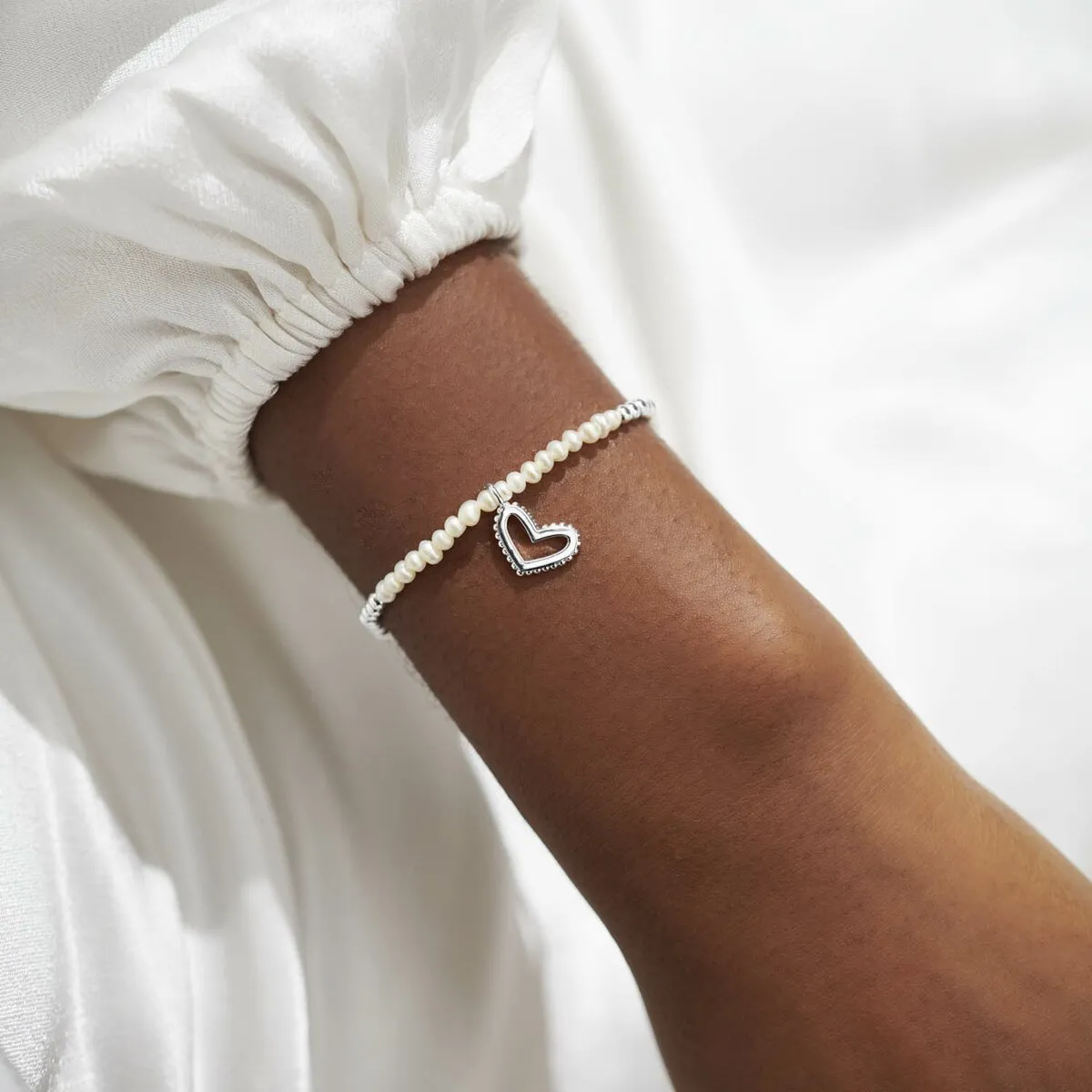 Bridal 'Bridesmaid' Bracelet | Silver Plated with Mother of Pearl
