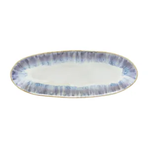 Brisa Ria Blue Oval Plate | 24cm