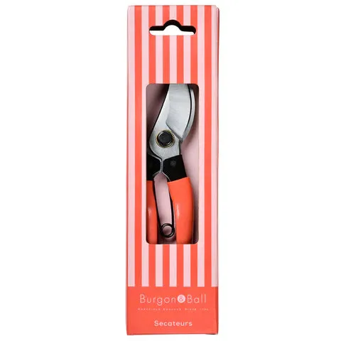 Burgon & Ball Collectors Red Bypass Secateurs