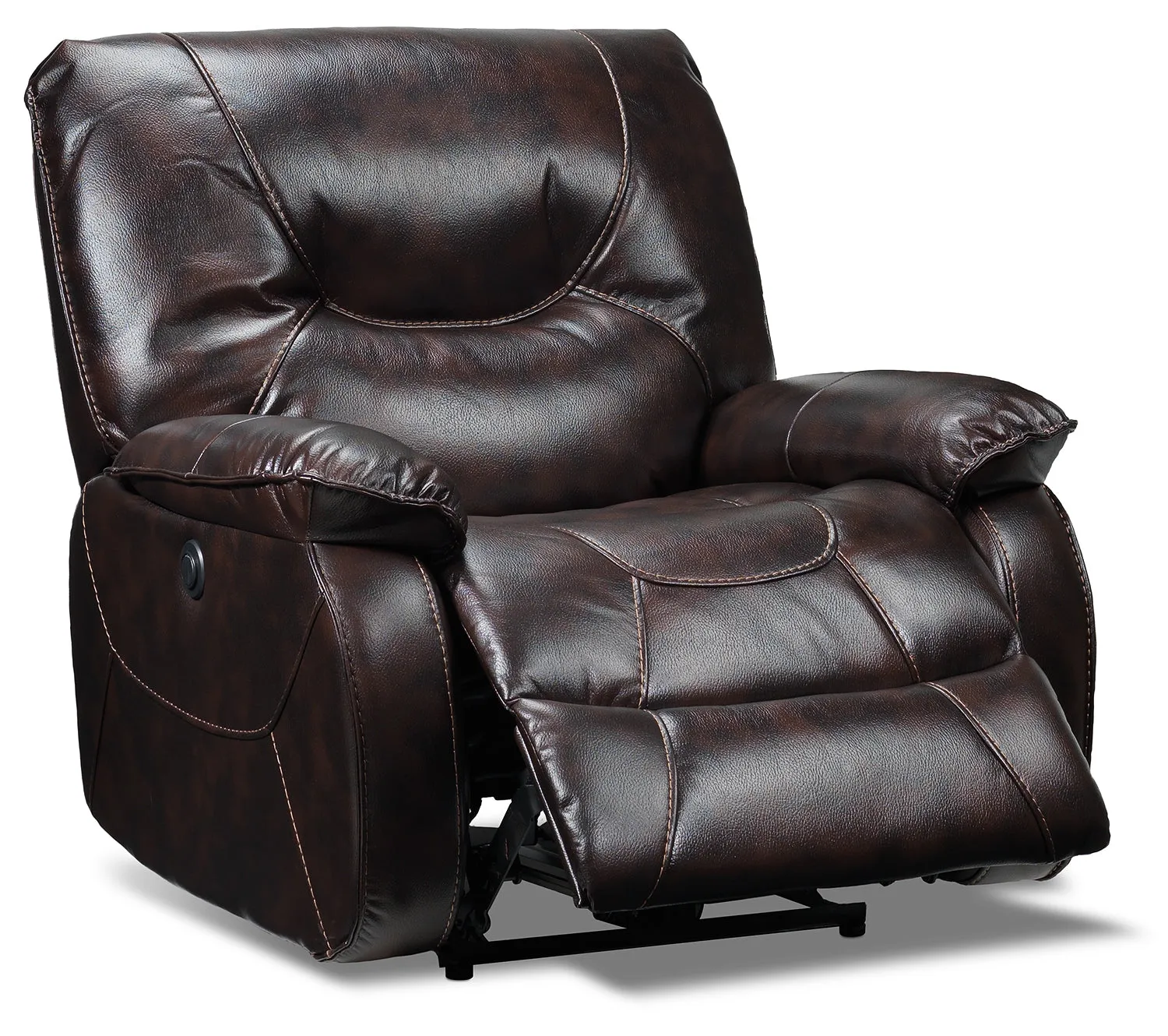 Canton 2-Pack of Power Recliners - Dark Brown