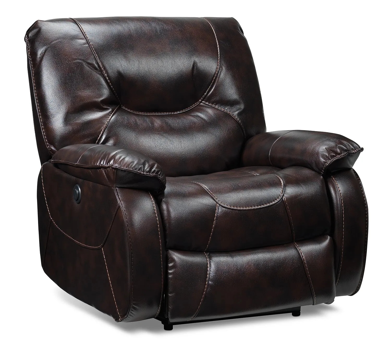 Canton 2-Pack of Power Recliners - Dark Brown