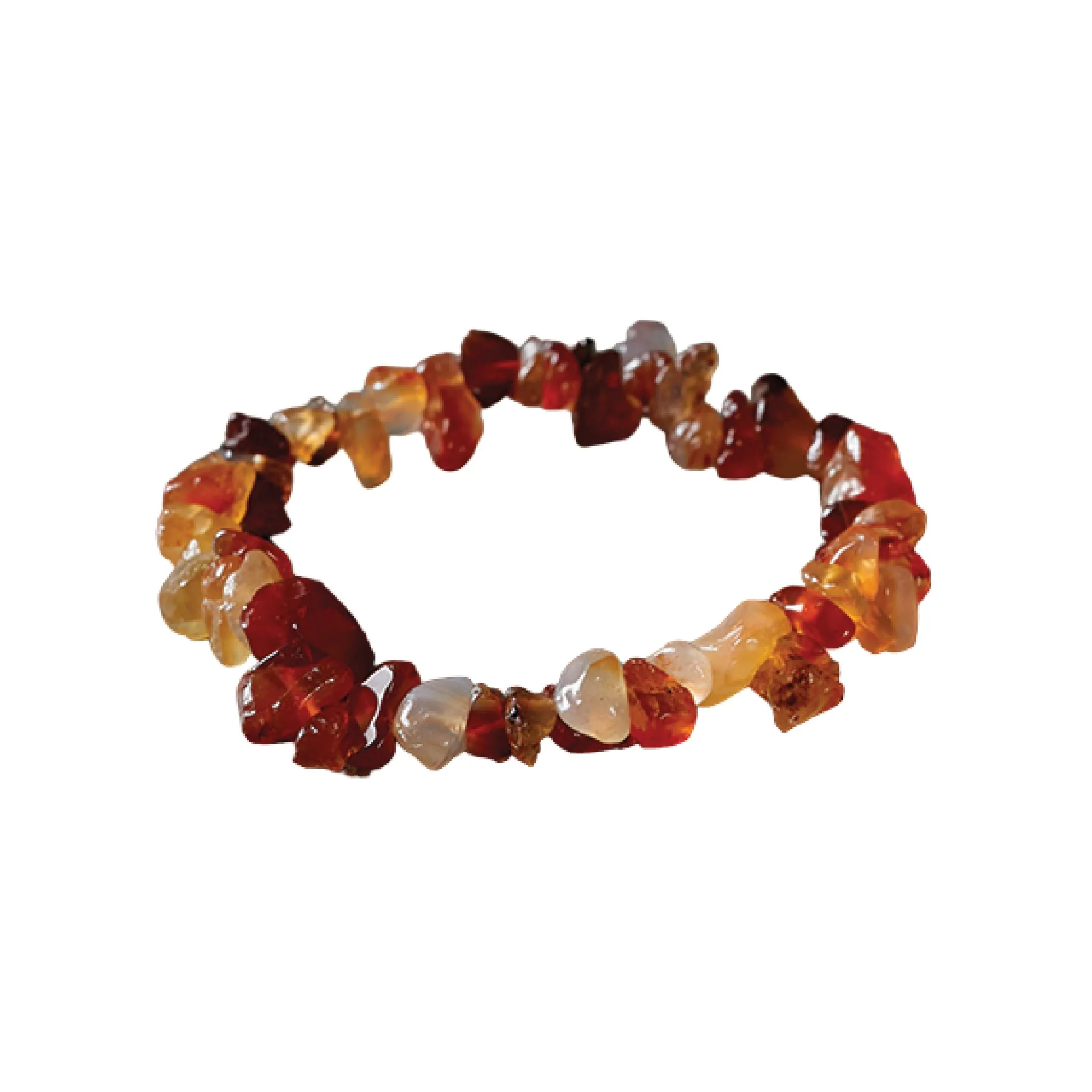 Carnelian Chip Bracelet | For Metabolism