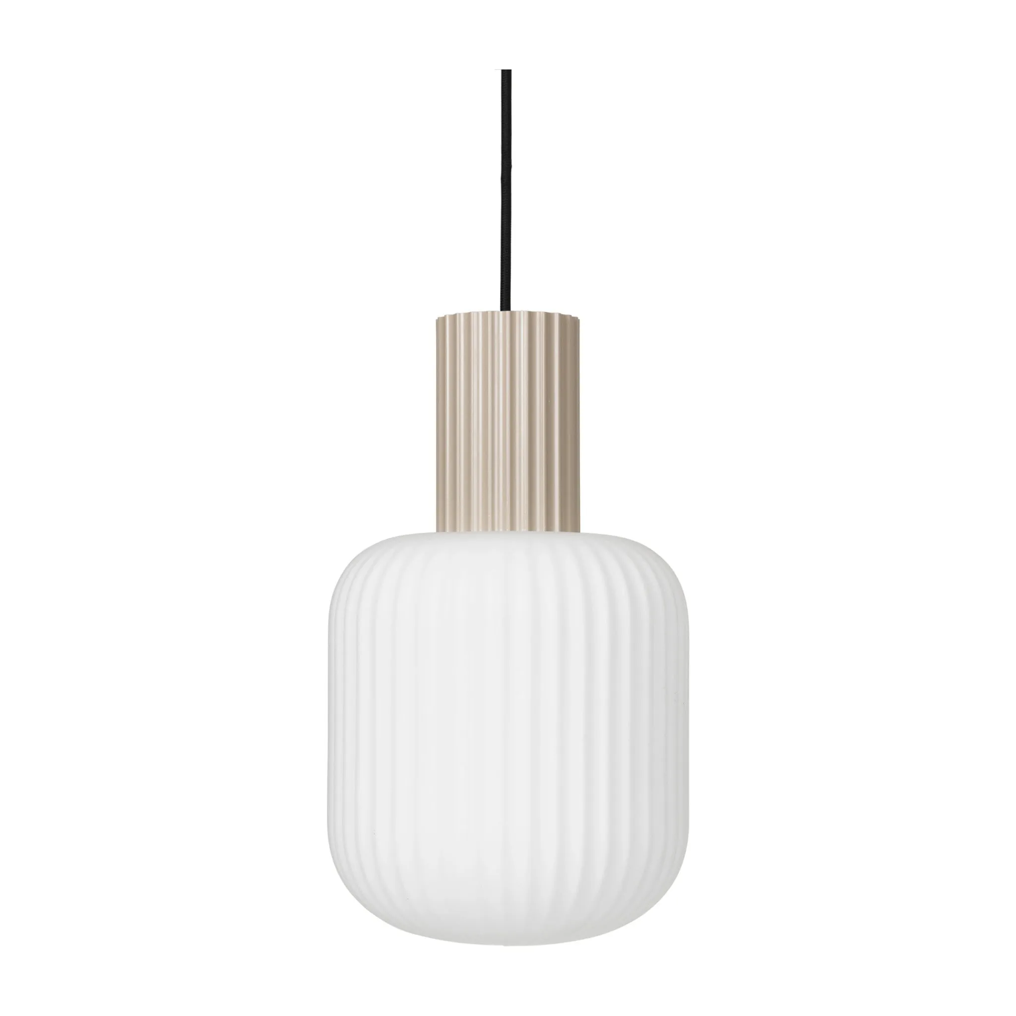 Ceiling Lamp | Lolly | Sand Metal & White Opal
