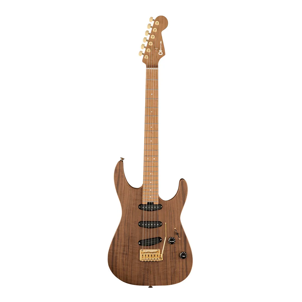Charvel Pro-Mod DK22 SSS 2PT CM Mahogany with Walnut, Caramelized Maple Fingerboard, Natural