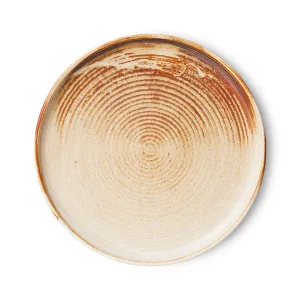 Chef Ceramics: Side Plate Rustic Cream/Brown