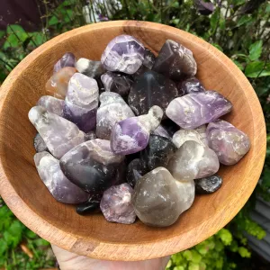 Chevron Amethyst - Large Tumble Stone
