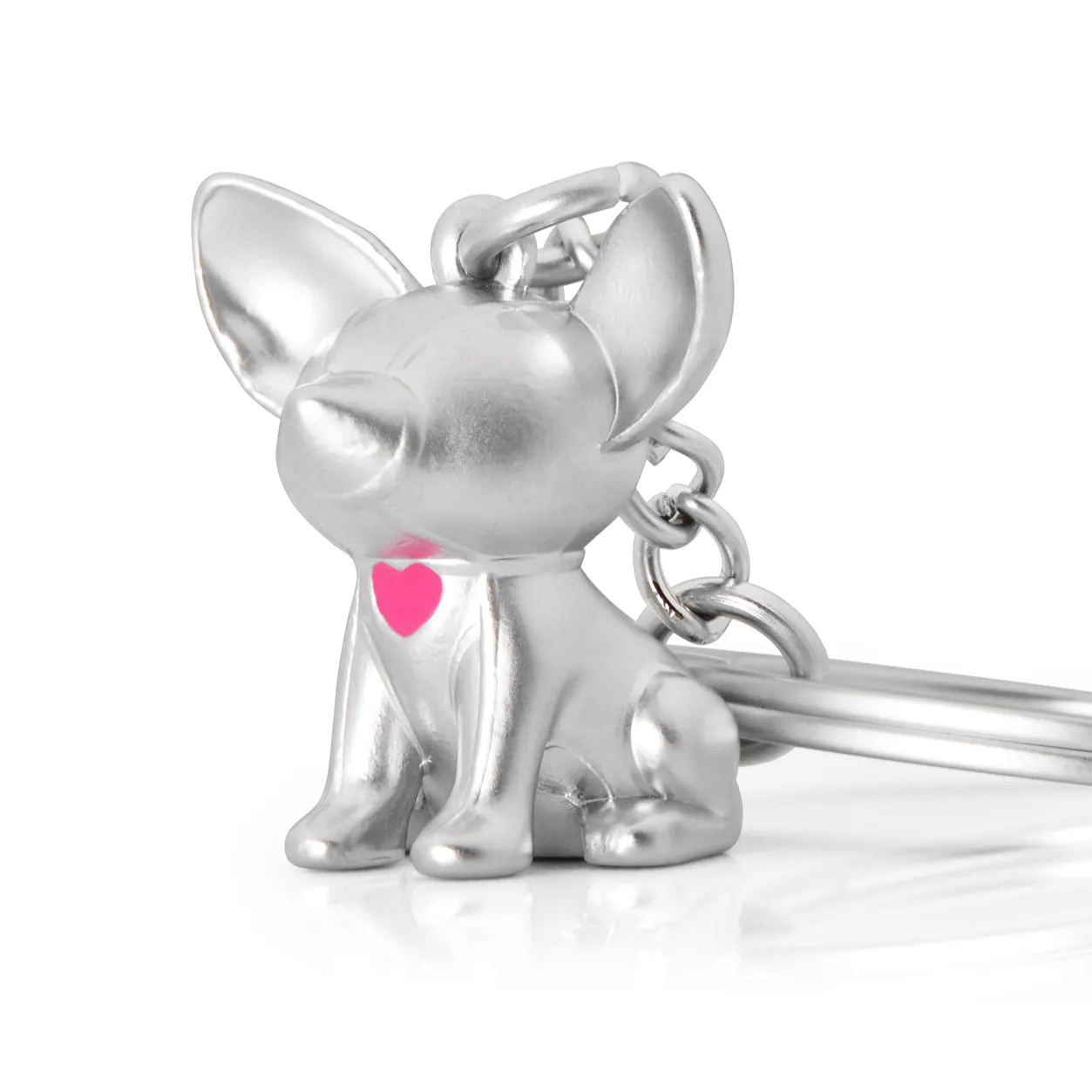 Chihuahua Keyring | Silver