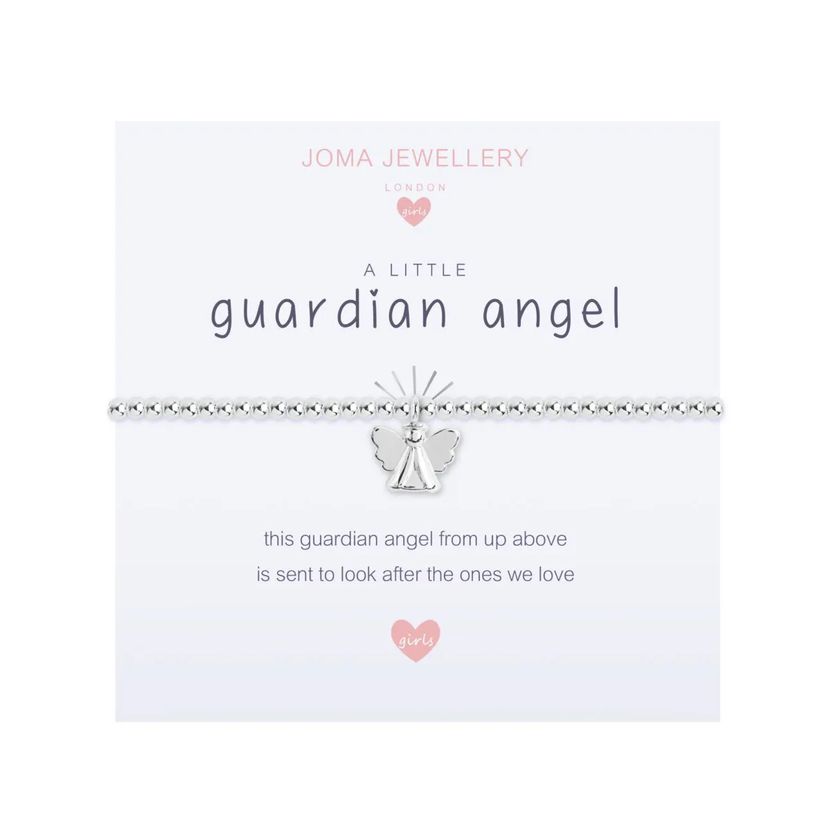 Children's A Little 'Guardian Angel' Bracelet | Silver Plated