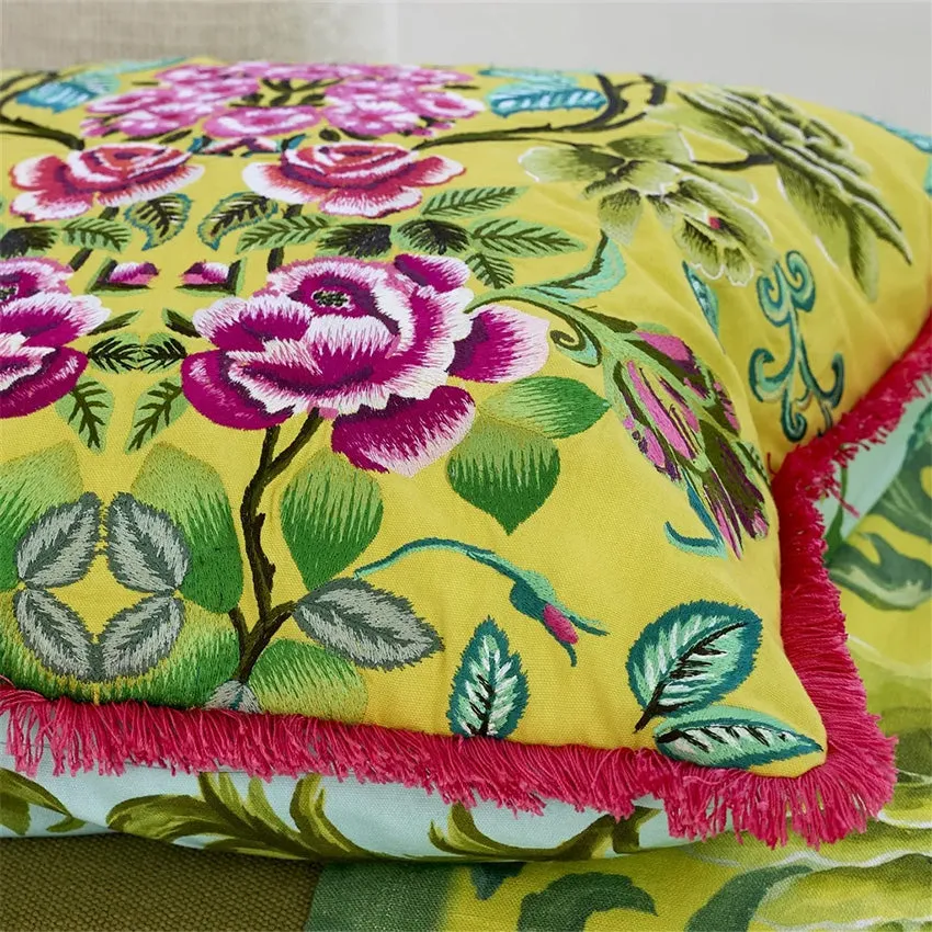 Christian Lacroix | Eleonora Embroidered Alchemilla Cushion