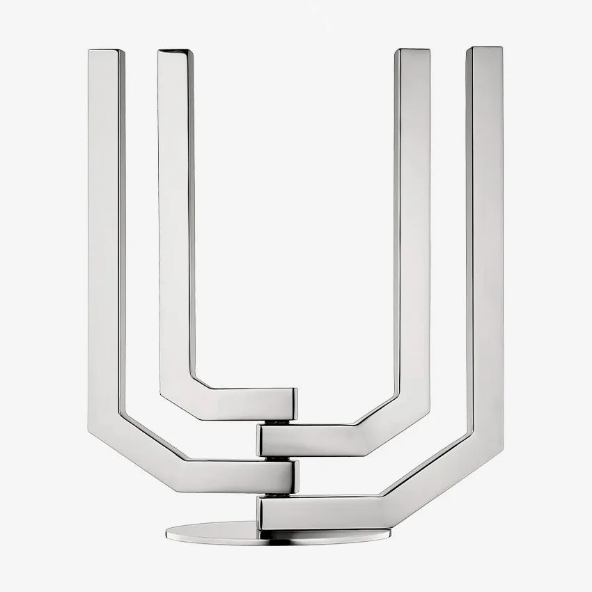 Christofle | Arborescence 4-Light Candelabra Stainless Steel