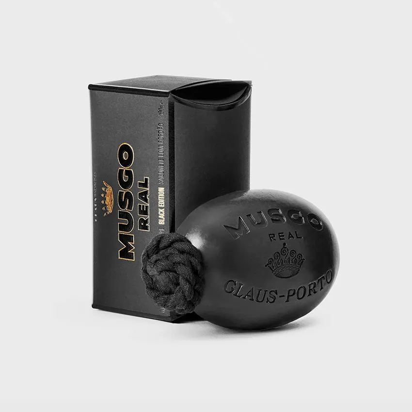 Claus Porto | Musgo Real Soap On A Rope - Black Edition