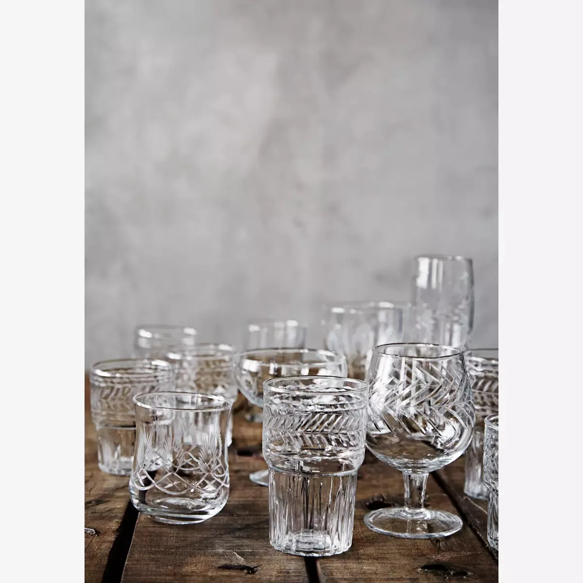 Cognac Glass with Cutting
