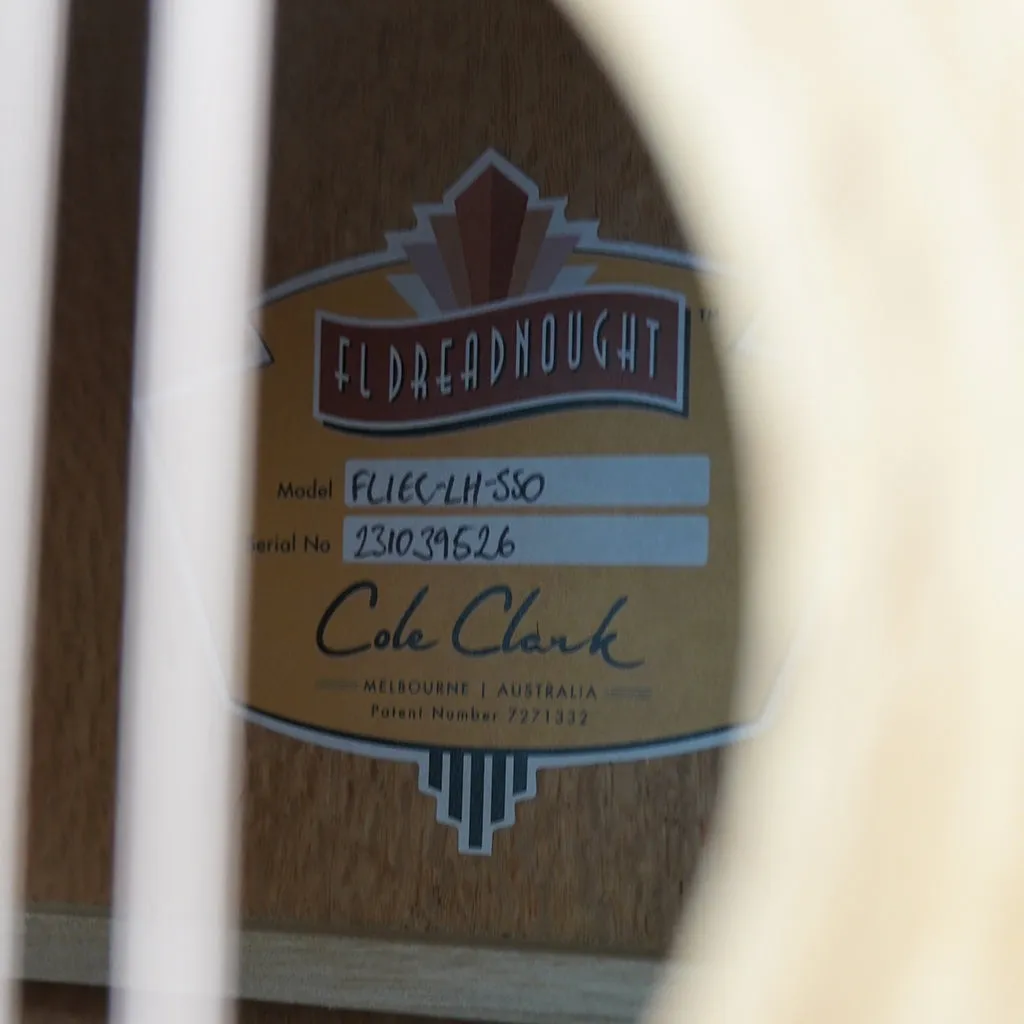 Cole Clark FL1EC Left Handed - Southern Silky Oak