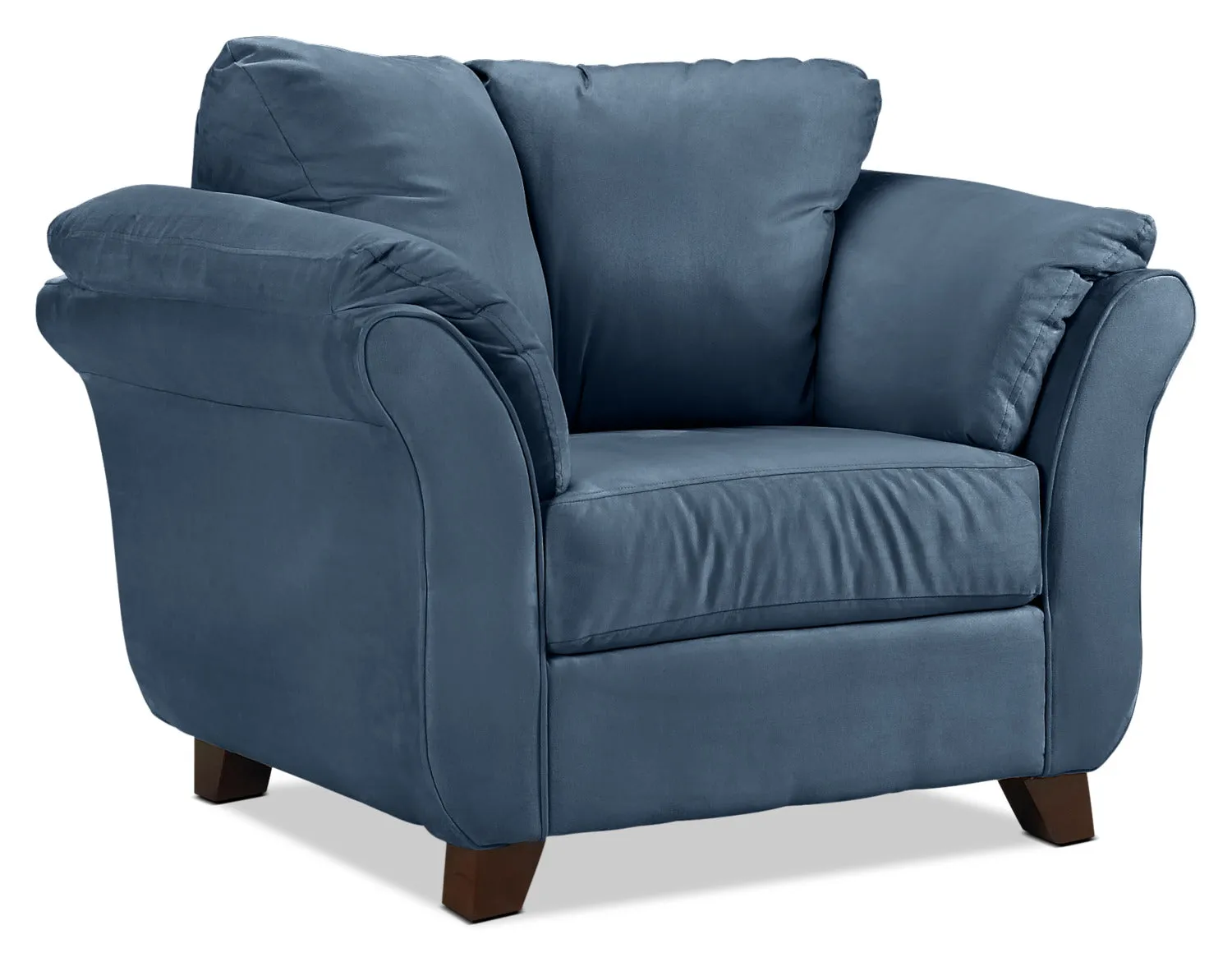 Collier Sofa, Loveseat and Chair Set - Cobalt Blue
