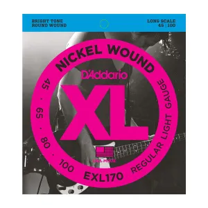 D'Addario EXL170 Nickel Wound 45-100