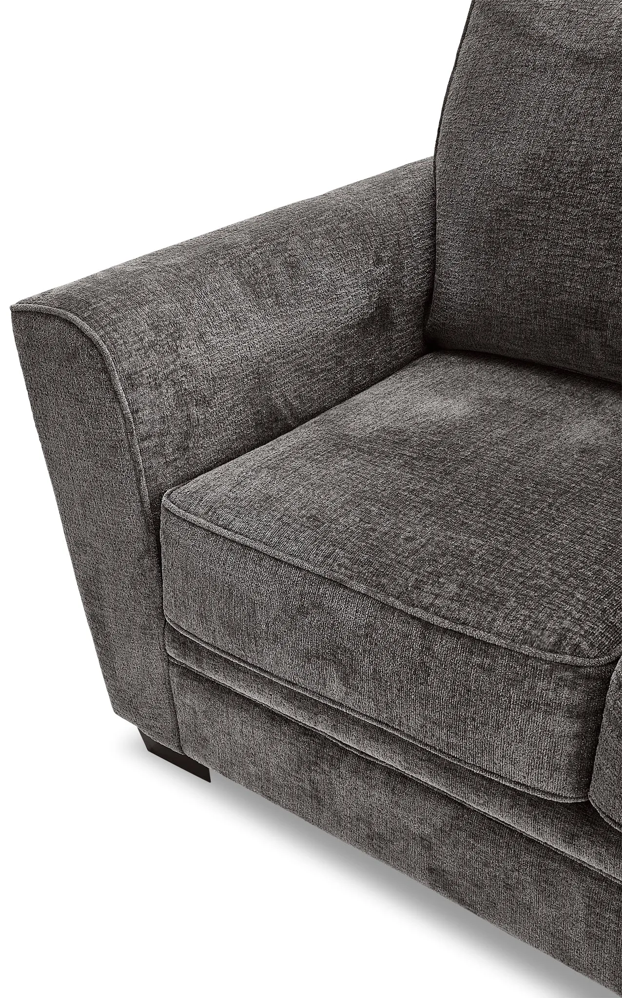 Daisy Sofa, Loveseat and Chair Set - Charcoal