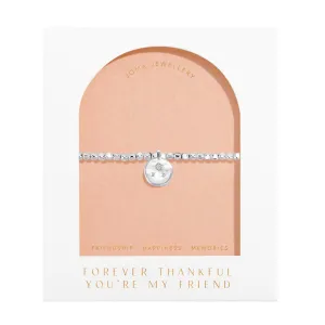 Dolce Vita 'Forever Thankful You're My Friend' Bracelet | Silver Plated