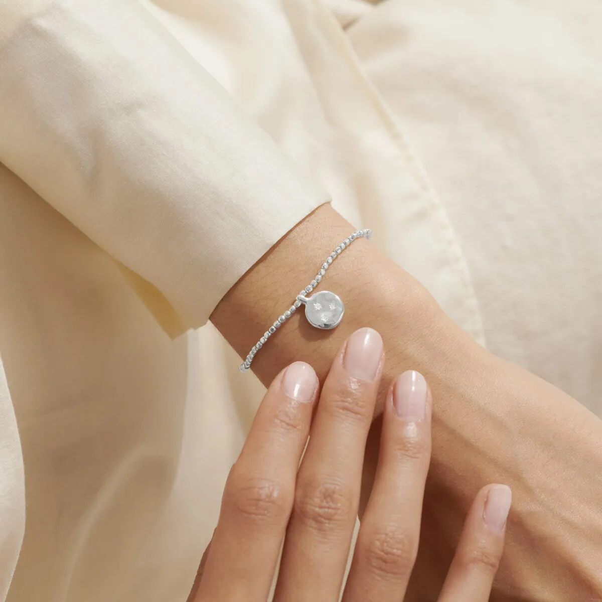 Dolce Vita 'Forever Thankful You're My Friend' Bracelet | Silver Plated