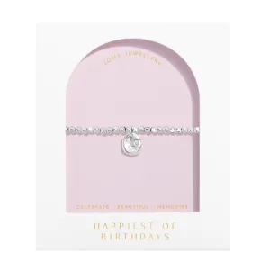 Dolce Vita 'Happiest of Birthdays' Bracelet | Silver Plated