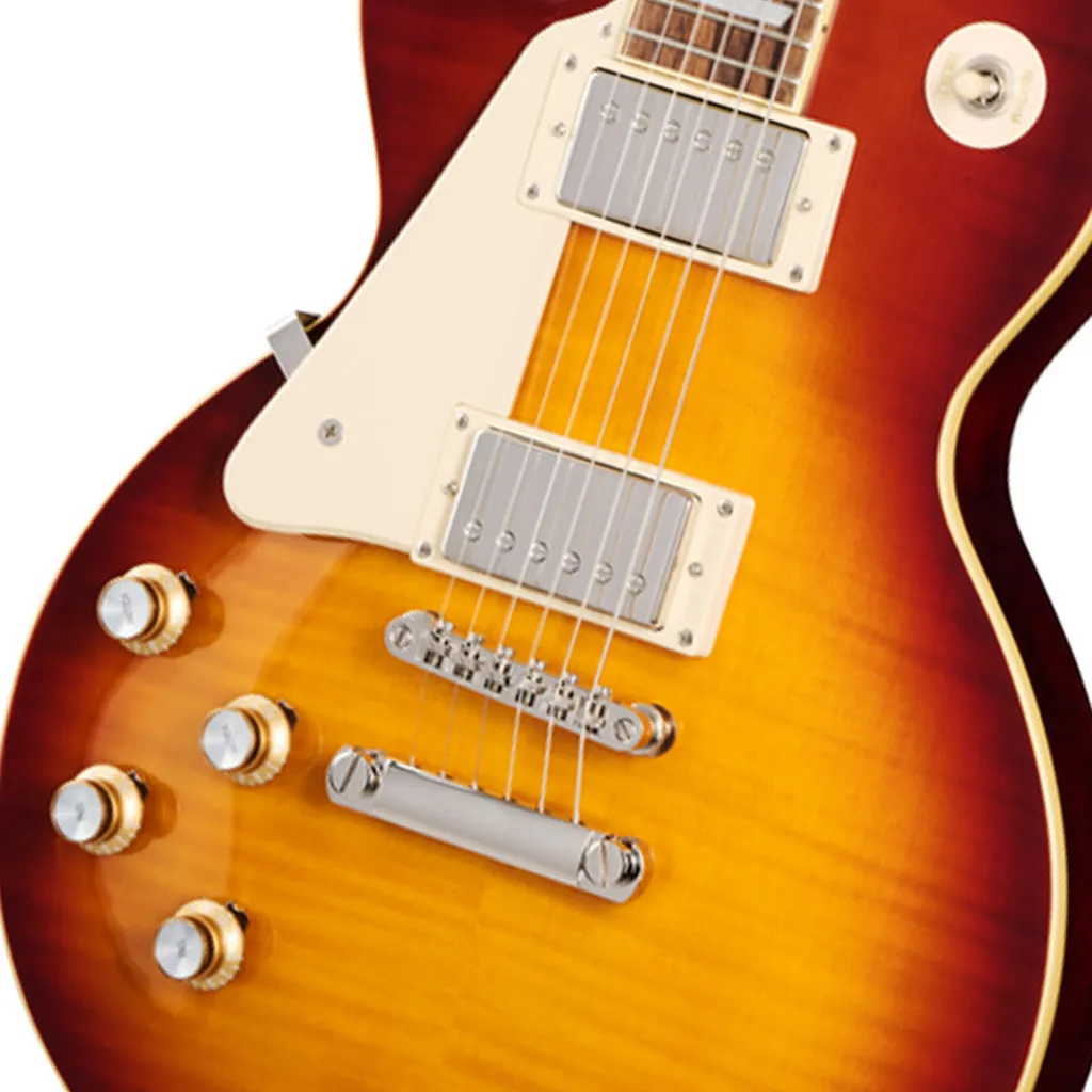 Epiphone Les Paul Standard 60s Figured Top with Premium Gig Bag Left Handed - Iced Tea
