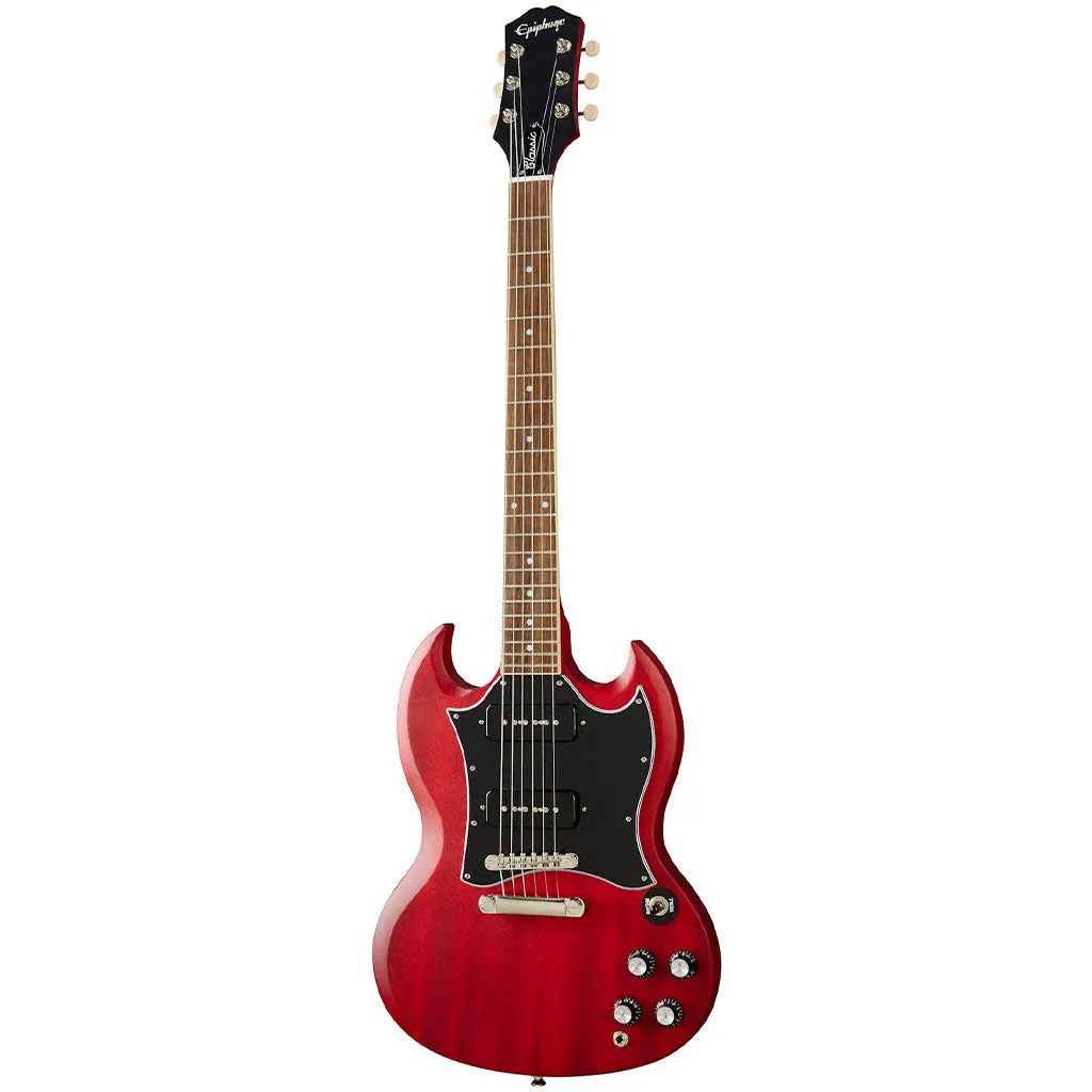 Epiphone SG Classic Worn P90s - Cherry