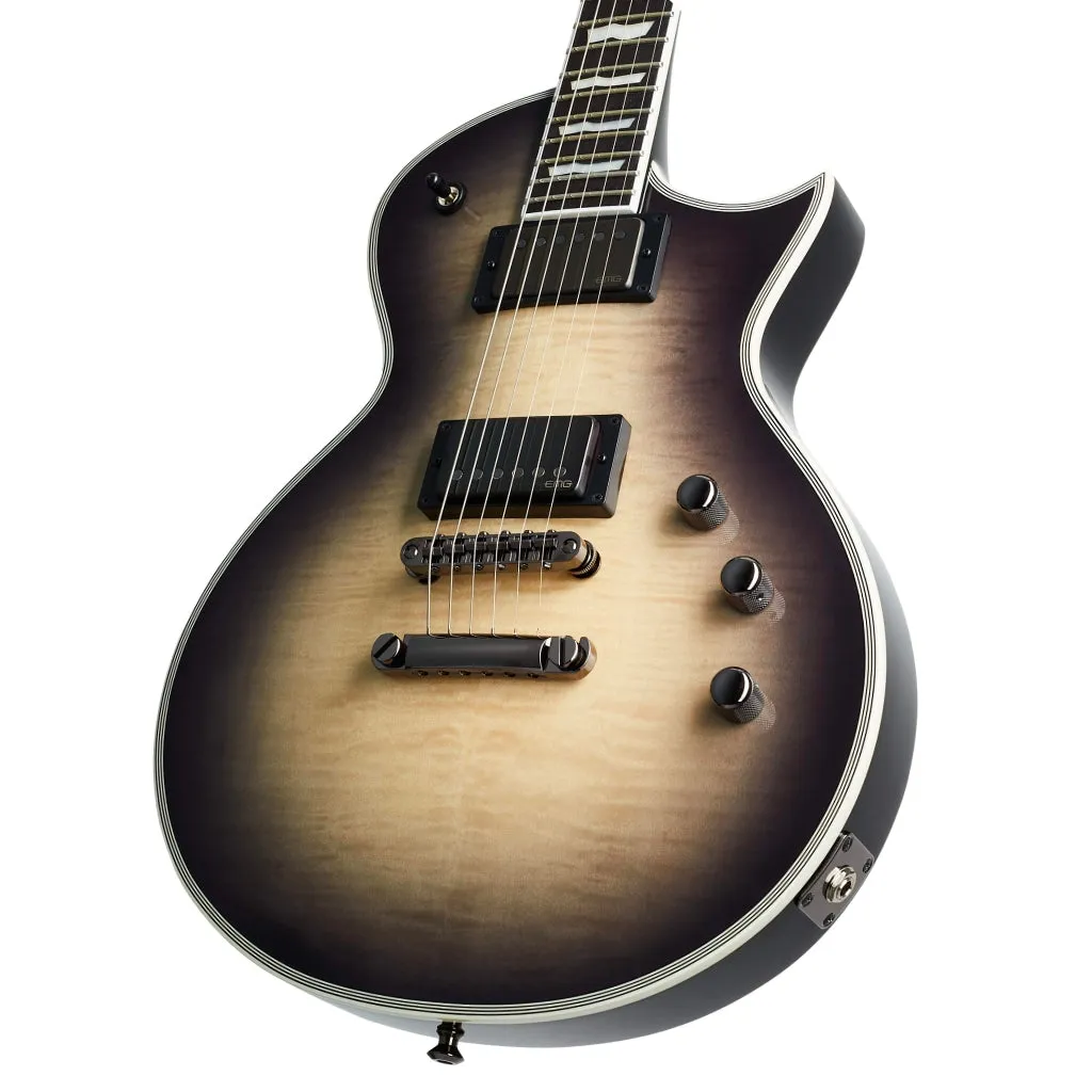 ESP E-II Eclipse Full Thick Black Natural Burst
