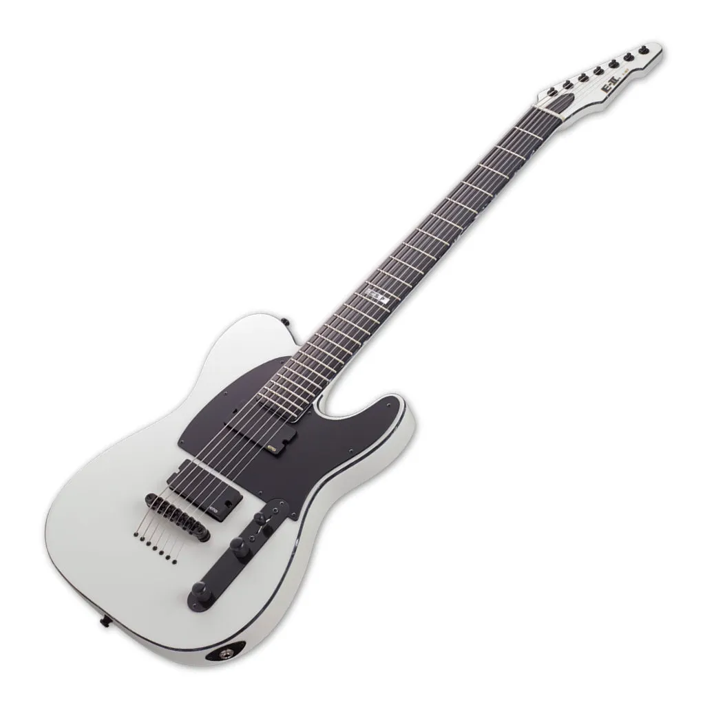 ESP E-II T-B7 Baritone Electric Guitar 7-String - Snow White