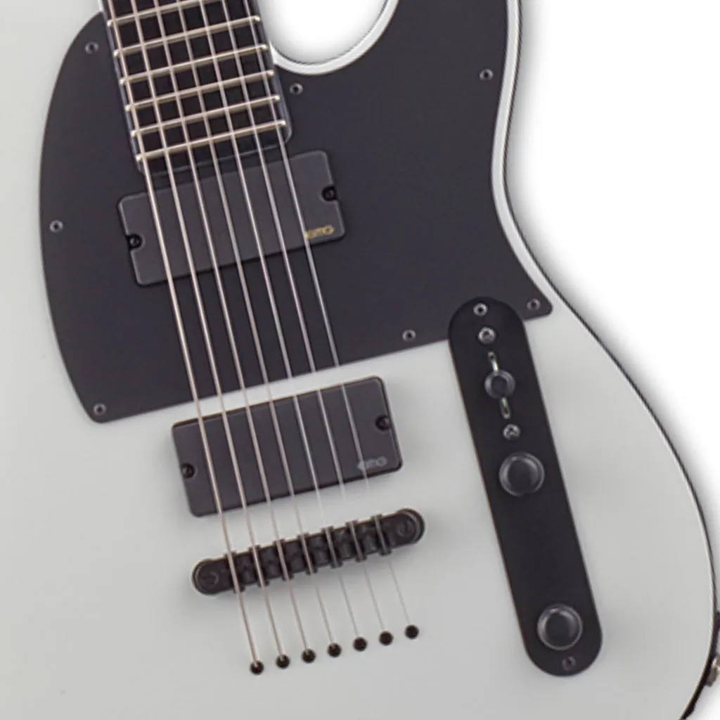 ESP E-II T-B7 Baritone Electric Guitar 7-String - Snow White
