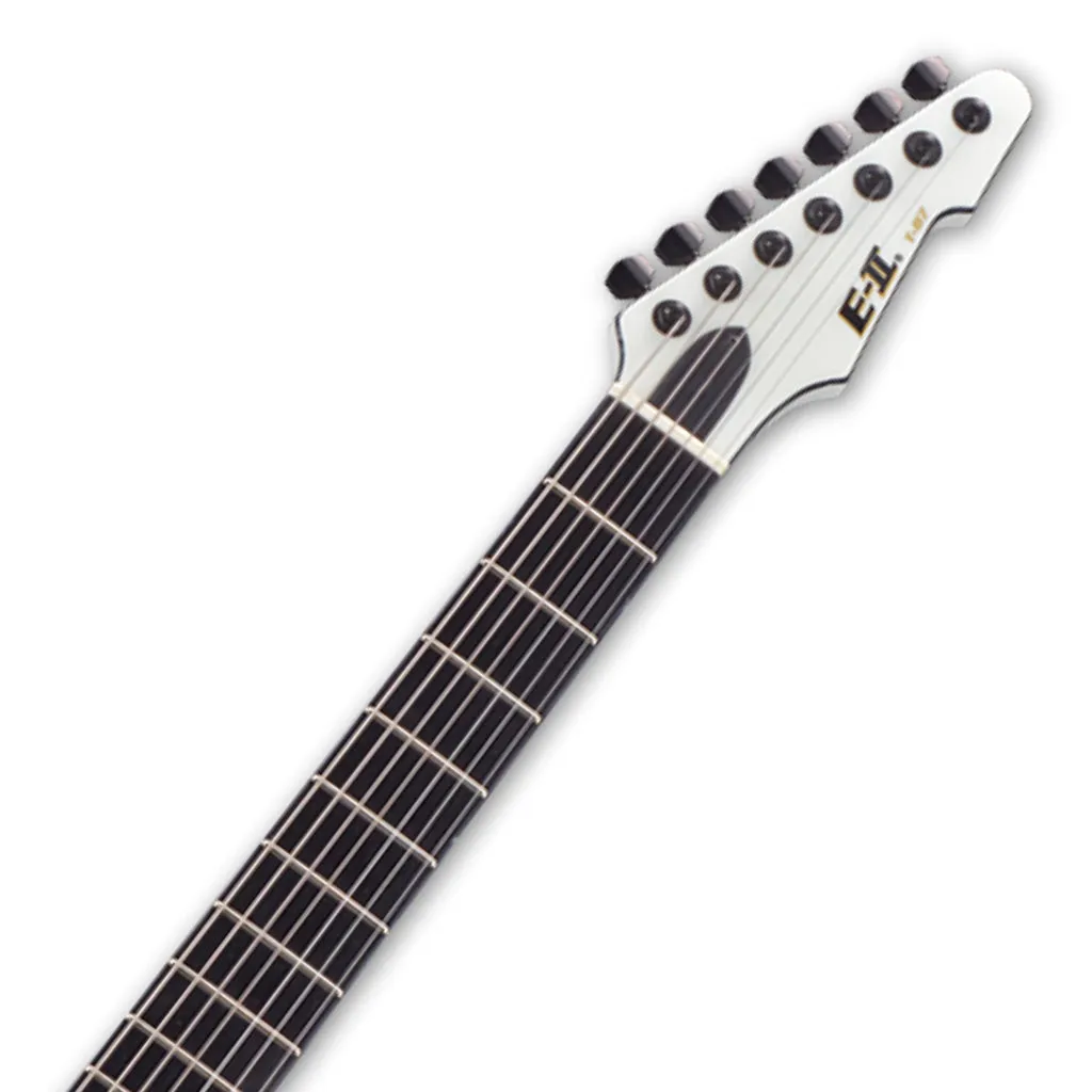 ESP E-II T-B7 Baritone Electric Guitar 7-String - Snow White