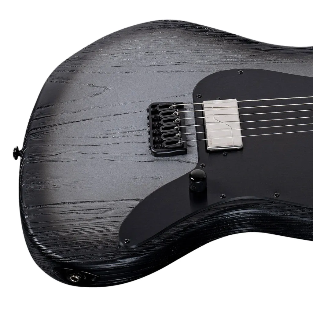 ESP LTD Deluxe XJ-1 Baritone HT Electric Guitar - Silver Blast