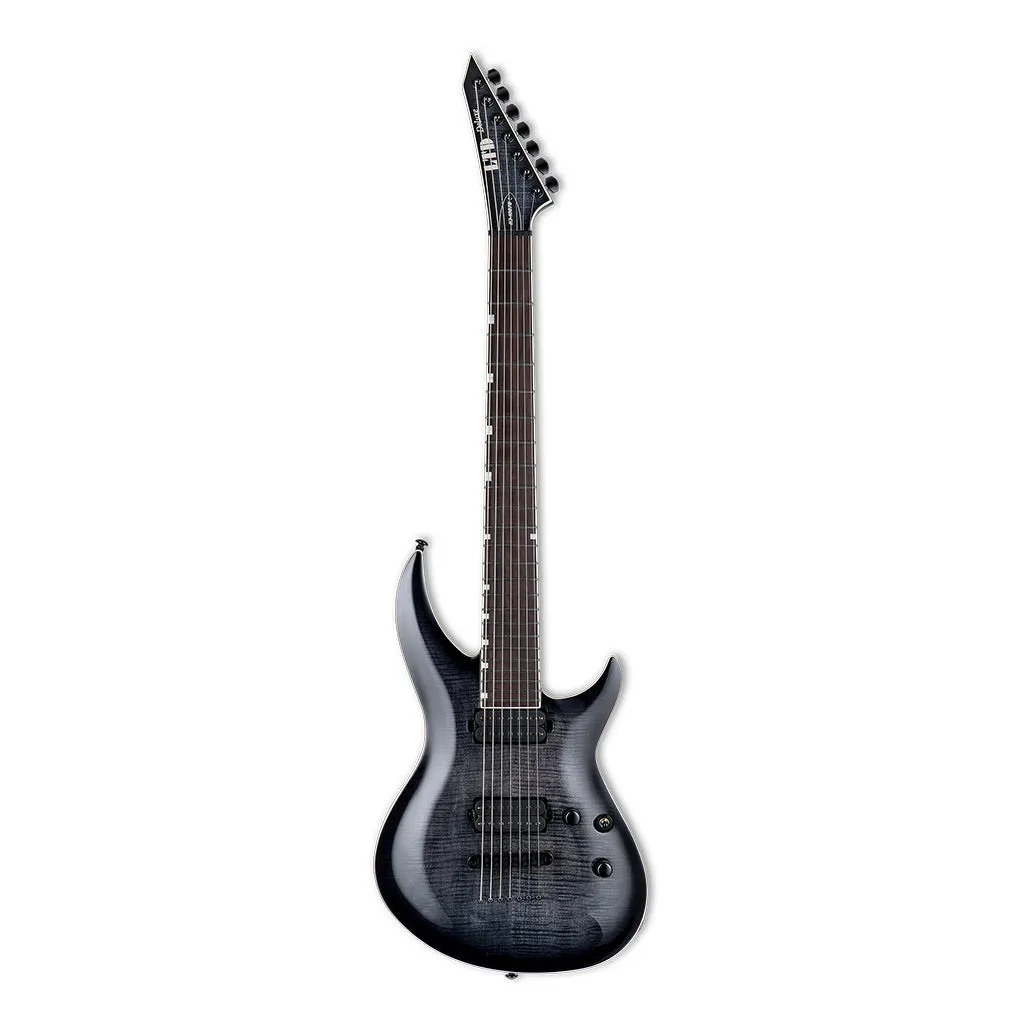 ESP LTD H3-1007 Baritone Electric Guitar - See-Thru Black Sunburst